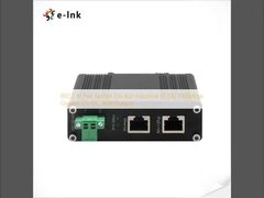 802.3 Bt PoE Splitter دین ریل صنعتی 10 100 1000Mbps Gigabit 12V DC 36W خروجی