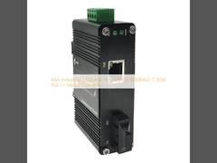 مینی صنعتی 1000BASE-X به 10/100/1000BASE-T 90W PoE++ رسانه تبدیل
