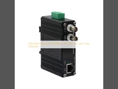 Din-Rail Industrial 10/100Base-TX اترنت بر فراز Coax Extender