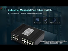 صناعی L2+ 8-Port 10/100/1000T 802.3at PoE + 4-Port 1000X SFP مدیریت شده Ethernet Switch