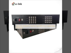مبدل فیبر نوری ویدئویی 4 در 1 با کیفیت 32 کاناله HD-AHD/HD-CVI/HD-TVI/CVBS
