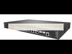 24-Port 10/100/1000T 802.3at PoE + 4-Port 10G SFP+ L3 سوئیچ مدیریت شده
