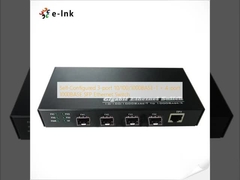 خود پیکربندی 3-port 10/100/1000BASE-T + 4-port 1000BASE SFP Ethernet Switch
