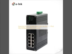 8-Port صنعتی 10/100/1000T 802.3bt PoE + 1-Port 100/1000Base-X Ethernet Switch