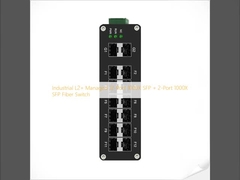 سوئیچ فیبر صنعتی L2+ مدیریت شده 12 پورت 1000X SFP + 2 پورت 1000X SFP