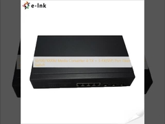 10/100/1000M Media Converter 4-TX + 3-FX ((SFP) سوئیچ فیبر پورت