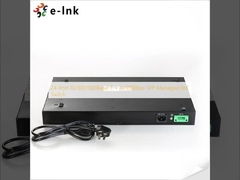 24-Port 10/100/1000Base-T + 4x1000Bae-SFP Managed PoE Switch (مبدل PoE مدیریت شده با SFP)