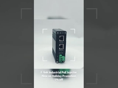 12 ~ 48V DC Power Input صنعتی گیگابیت PoE + تزریق کننده