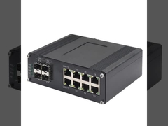 صناعی L2+ 8-Port 10/100/1000T + 4-Port 1000X SFP مدیریت شده Ethernet Switch
