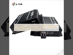 8K DisplayPort 1.4 Kit Fiber Extender (7680x4320@60Hz) بیش از LC Single Mode Simplex تا 300m / 985ft - فرستنده و گیرنده با RS232 + پشتیبانی Bi-DIR IR