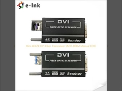 مینی 4KX2K DVI فیبر فرستنده SM10-80KM EDID دستی