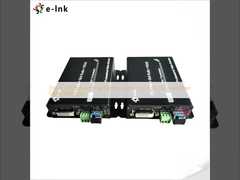DVI + 1Ch دو طرفه استریو صوتی + 1Ch RS232 از طریق فایبر نوری Extender