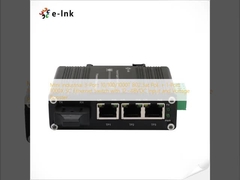 مینی صنعتی 3-Port 10/100/1000T 802.3at PoE + 1-Port 1000X SC Ethernet Switch با ورودی 12 ~ 48VDC و تقویت کننده ولتاژ