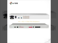 4E1 + 4GE 1+1 فیبر PDH Multiplexerv