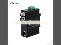 Din-Rail Industrial 10/100Base-TX اترنت بر فراز Coax Extender