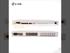 30Ch FXO/FXS + 4Ch E1 + 4Ch Fast Ethernet over STM-1 SDH فیبر چندگانه