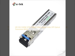 HD-SDI CWDM 1270~1610nm 80km دیجیتال ویدئو SFP گیرنده نوری (MSA)