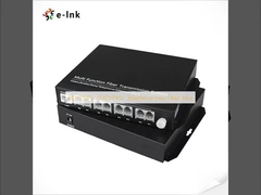 8 کانال POTS (FXO/FXS) تلفن روی فیبر مالتی‌پلکسر