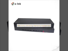 16Ch POTS ((FXO/FXS) تلفن از طریق فیبر Mux