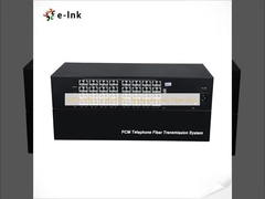 64Ch POTS ((FXO/FXS) تلفن از طریق فیبر Mux