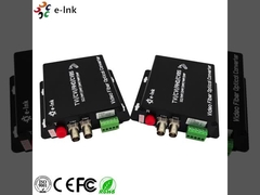 مبدل فیبر نوری ویدئویی 4 در 1 با کیفیت 5 مگاپیکسل HD، پشتیبانی از دوربین های 5MP، 4MP، 3MP، 1080P و 720P