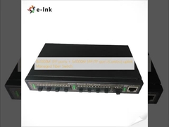 پورت های SFP 8x1000M + پورت SFP/TP 1x1000M (کامپو) uplink Managed Fiber Switch