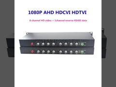8 کانال HD Video over Optical Fiber Transmitter and Receiver با کدگذاری ویدیوی دیجیتال 10 بیتی