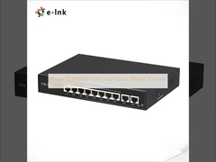 8 پورت 10/100BASE-T PoE و 2 پورت 100BASE-T Uplink Ethernet Switch