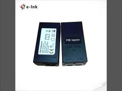 10/100/1000Mbps 24V 24W POE Injector با سیم برق تجهیزات برق از راه دور از طریق کابل CAT 5/6