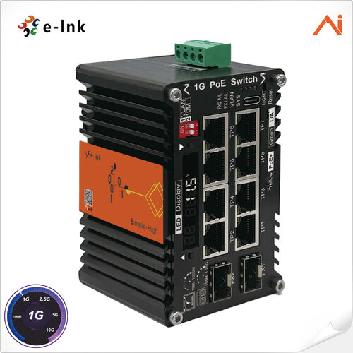 Latest company news about LNK-AIMC005GMP هوش مصنوعی صنعتی هوشمند PoE + سوئیچ مدیریت شده با تقویت کننده ولتاژ برای خورشیدی و ستاره لینک