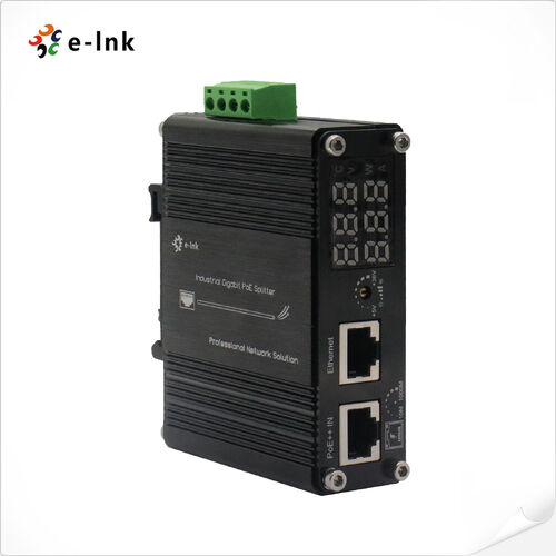 Latest company news about E-link راه اندازی صنعتی گیگابیت 802.3bt PoE++ Splitter با صفحه نمایش LED و ولتاژ خروجی تنظیم پذیر