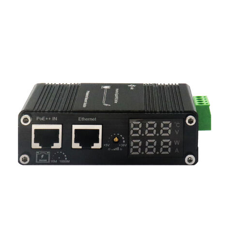 Latest company news about تقسیم‌کننده صنعتی E-link LNK-INS901-LED 802.3bt PoE++: تغذیه مطمئن دستگاه‌های لبه غیر PoE