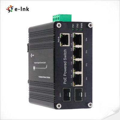 سوئیچ اترنت صنعتی 5 پورت 100 1000T + 2 پورت 100 1000X SFP