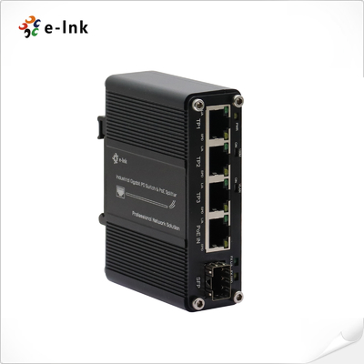 مینی سوئیچ صنعتی اترنت 3 پورت 10/100/1000T به 1-Port 100/1000X SFP PD با عملکرد PoE Splitter