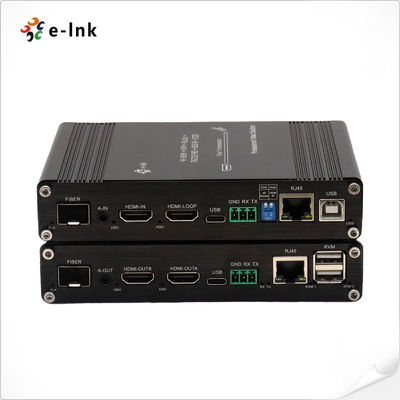 افزایش‌دهنده فیبر نوری KVM HDMI 4K 60Hz چند منظوره