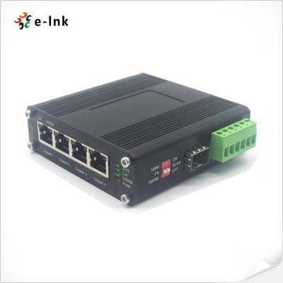 سوئیچ اتریتن SFP صنعتی 4 پورت 10/100/1000Base-T + 1 پورت 100/1000Base-X با ورودی 110 ~ 230VAC