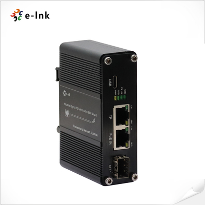 مینی سوئیچ صنعتی گیگابیت اترنت PD با خروجی نوع C