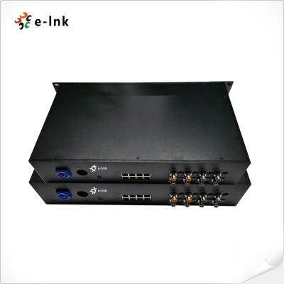 8Ch گیگابیت PoE + 6Ch جلو 3G-SDI + 2Ch عقب 3G-SDI فایبر نوری
