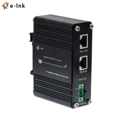 12 ~ 48V DC Power Input صنعتی 10G PoE + تزریق کننده