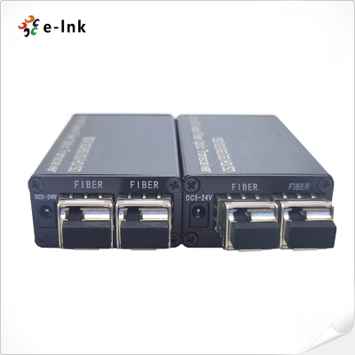 مینی 24G-SDI به فیبر کنورتر با 2 × 12G-SDI 1 * LC فیبر