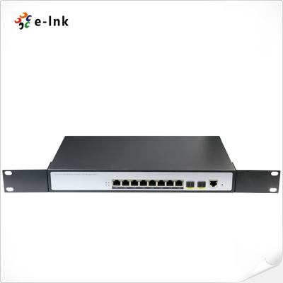 سوئیچ اترنت مدیریت شده L2+ با 8 پورت 10/100/1000T + 2 پورت 100/1000X SFP