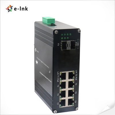 صناعی L2+ 8-Port 10/100/1000T + 2-Port 1000X SFP Managed Ethernet Switch