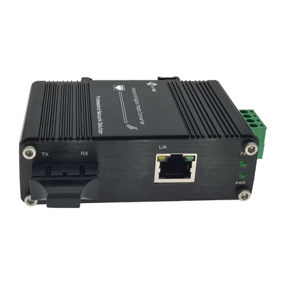 مینی صنعتی 10/100Base-T به 100Base-FX رسانه تبدیل