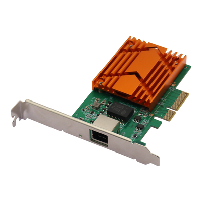 آداپتور شبکه ایثانت PCIe x4 تک پورت RJ45 10G