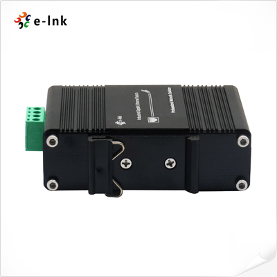 مینی صنعتی 1-Port 100/1000X SFP به 1-Port 10/100/1000T 90W PoE++ رسانه تبدیل