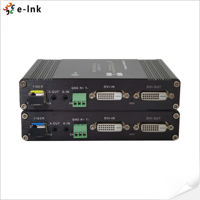 1 کانال 1080P دو جهته DVI + 1 کانال دو جهته RS232 + 1 کانال دو جهته صدای استریو + GPIO از طریق توسعه دهنده فیبر