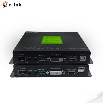 تبدیل کننده فیبر چند وظیفه ای HDMI مدیریت شده در ابر
1Ch 1080P HDMI + USB KVM + 1Ch RS232 + 1Ch Bidi استریو آڈیو + GPIO