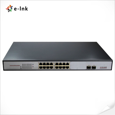 16G + 2SFP سوئیچ PoE غیر مدیریت شده با PoE +