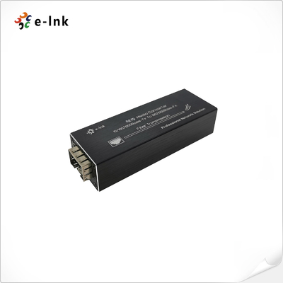 Micro Mini 802.3at PoE+ PD 10/100/1000BASE-T to 100/1000BASE-X SFP Media Converter