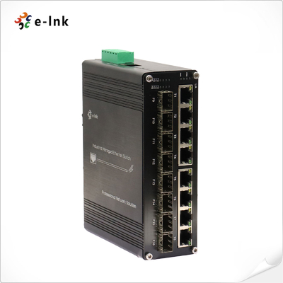 صناعی L2+ 8-Port 10/100/1000T + 8-Port 1000X SFP مدیریت شده Ethernet Switch